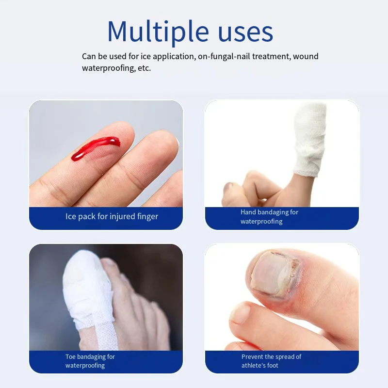 Soft Silicone Toe Sleeves – Anti‑Friction Protectors, Reusable 38×60 mm - Image 6