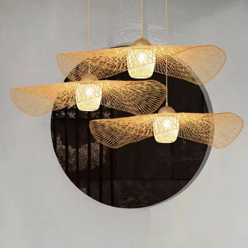 Bamboo Woven Pendant Lamp