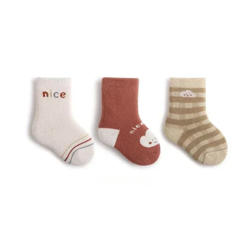 Warm Kids Mid Calf Socks 3 Pairs - Image 10