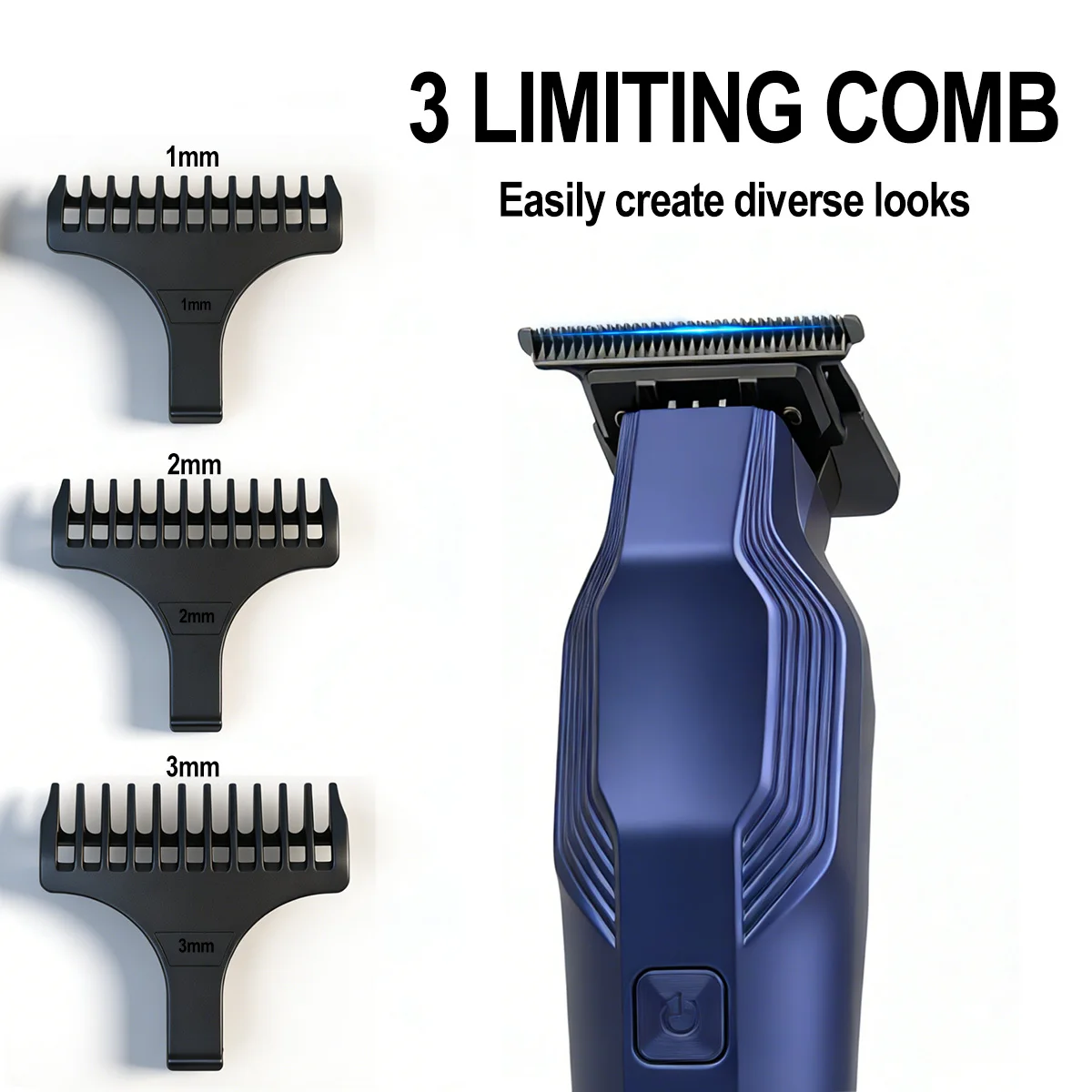 TSC-M4T Hair Trimmer – 7000 RPM, DLC Ceramic Blades, USB‑C Charge - Image 5