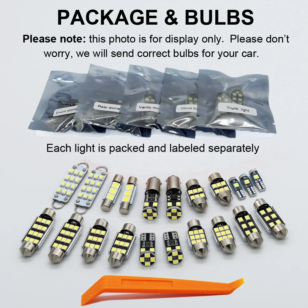 ZITWO 8Pcs No Error Canbus For Toyota RAV4 2001 2002 2003 2004 2005 LED Bulb Interior Light Kit Reading Plate Luggage Lamp - Image 3