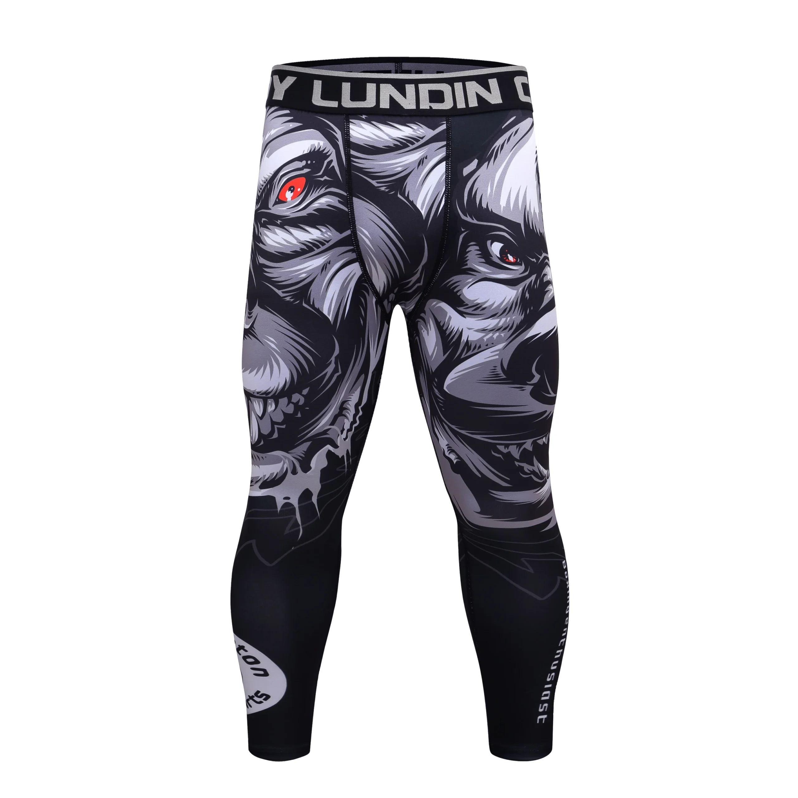 Men's BJJ Spats Leggings - Moisture Wicking Polyester - Image 17