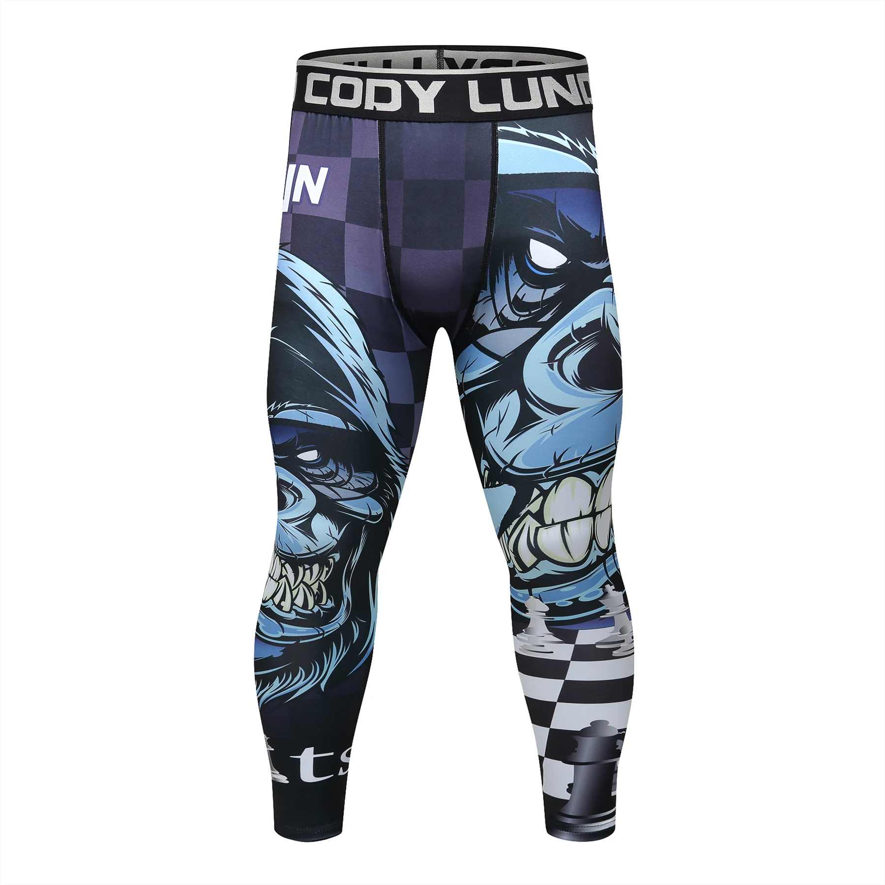 Men's BJJ Spats Leggings - Moisture Wicking Polyester - Image 5
