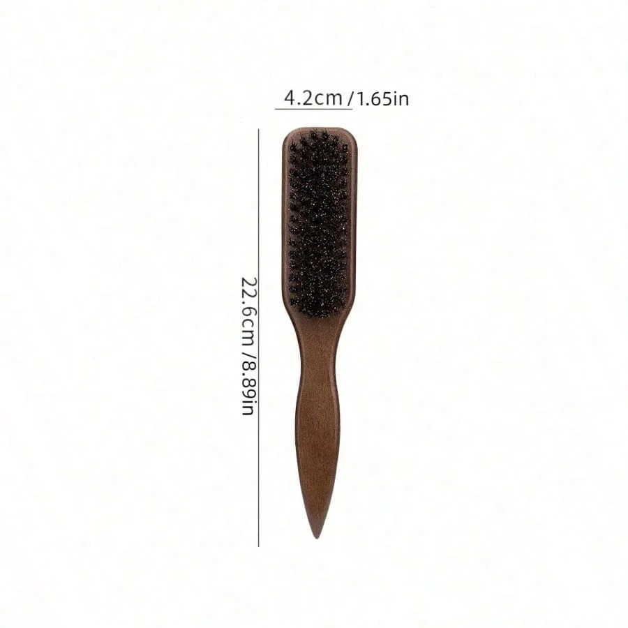 Professional Wood‑Handle Hair Brush with Stiff Bristles Fragrance‑Free - Image 8