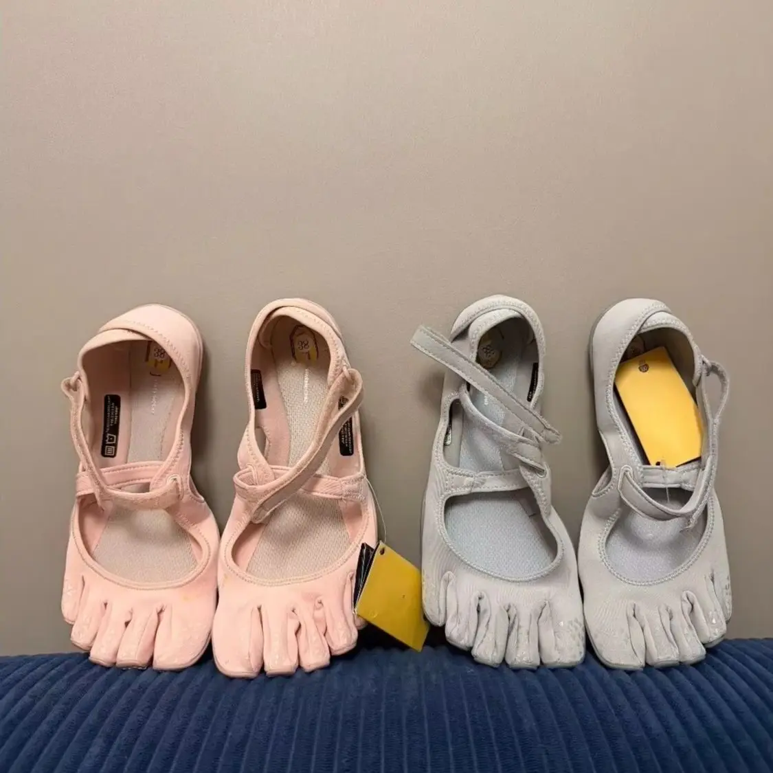Women's Five‑Finger Yoga Shoes – Cotton Upper, Waterproof Rubber Sole - Image 5