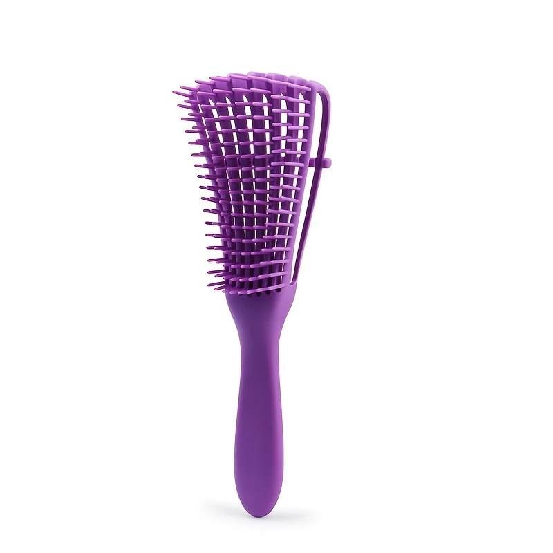 ABS Detangling Brush with Bracket – Massage for Curly & Thick Hair - Image 10