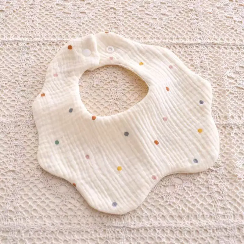 Cotton Muslin Newborn Bib – Cute Animal Cartoon, Soft Breathable - Image 8