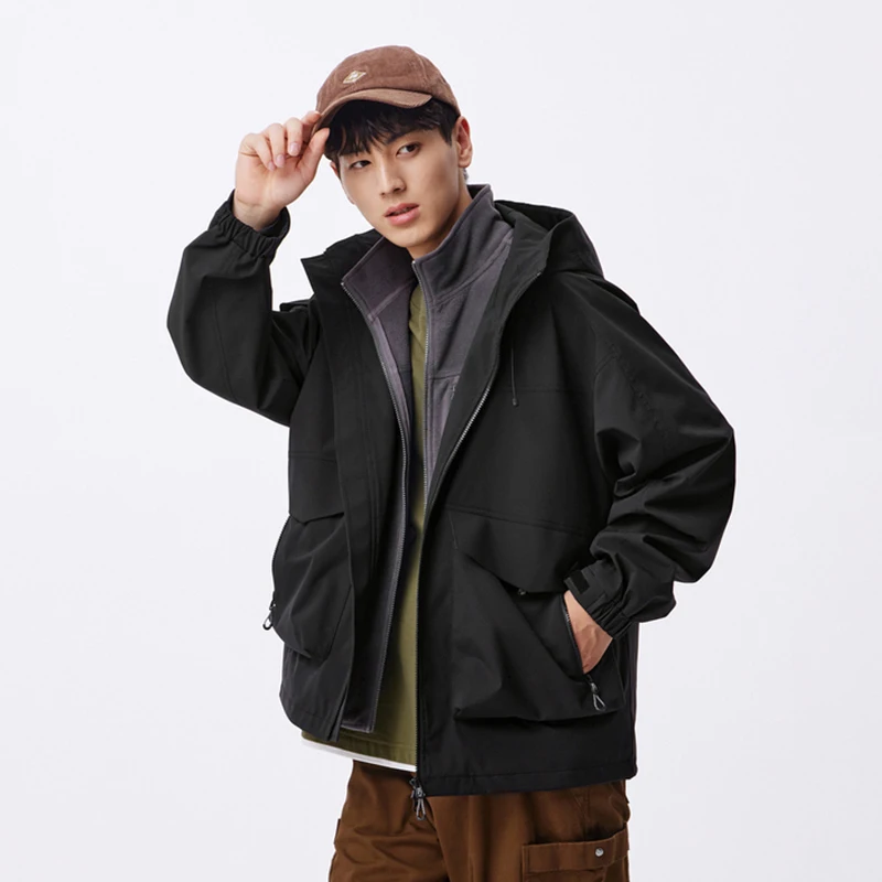 Semir Men's Autumn Waterproof Hooded Jacket - Image 8