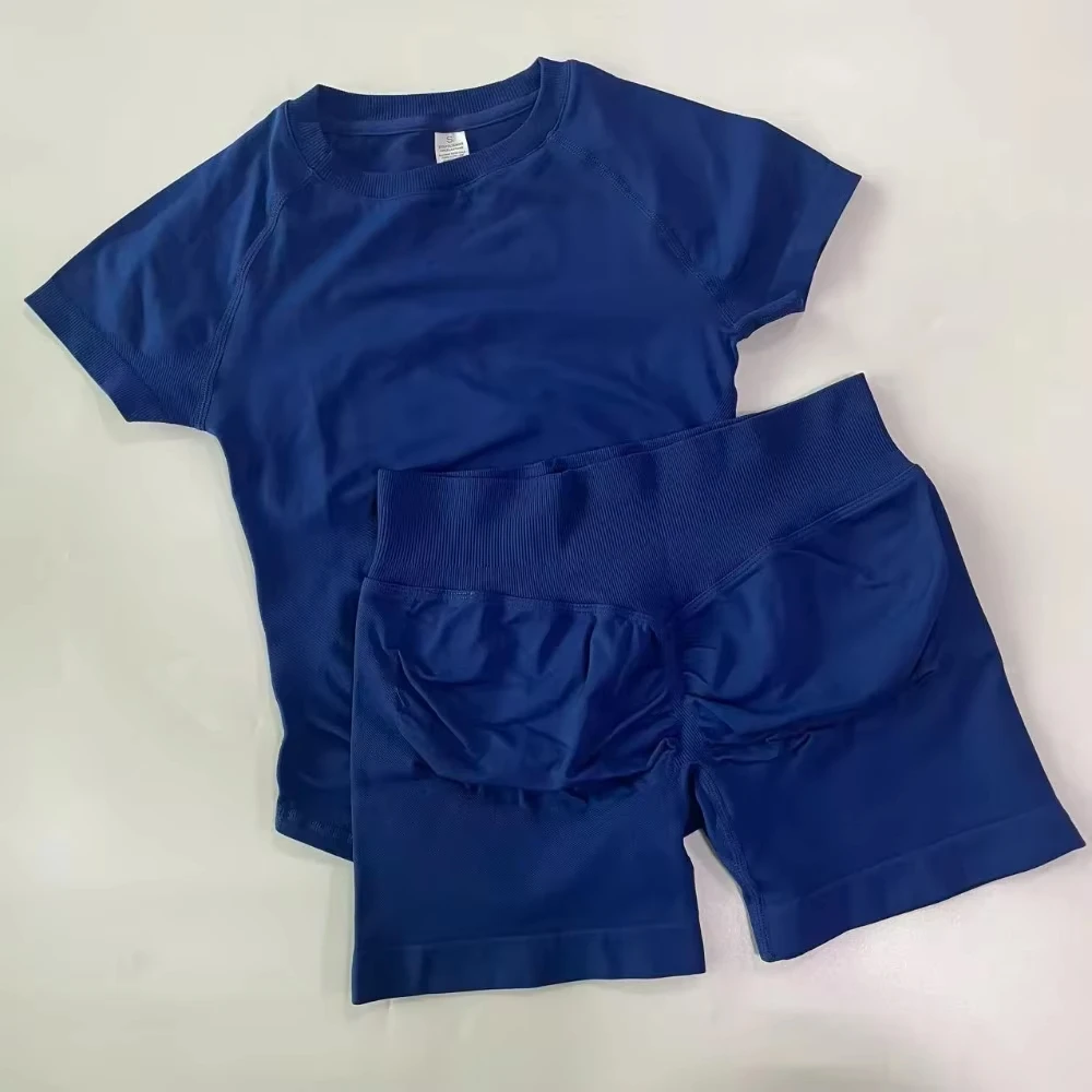 Women's Seamless Tee and Scrunch Joggers Set - view 7