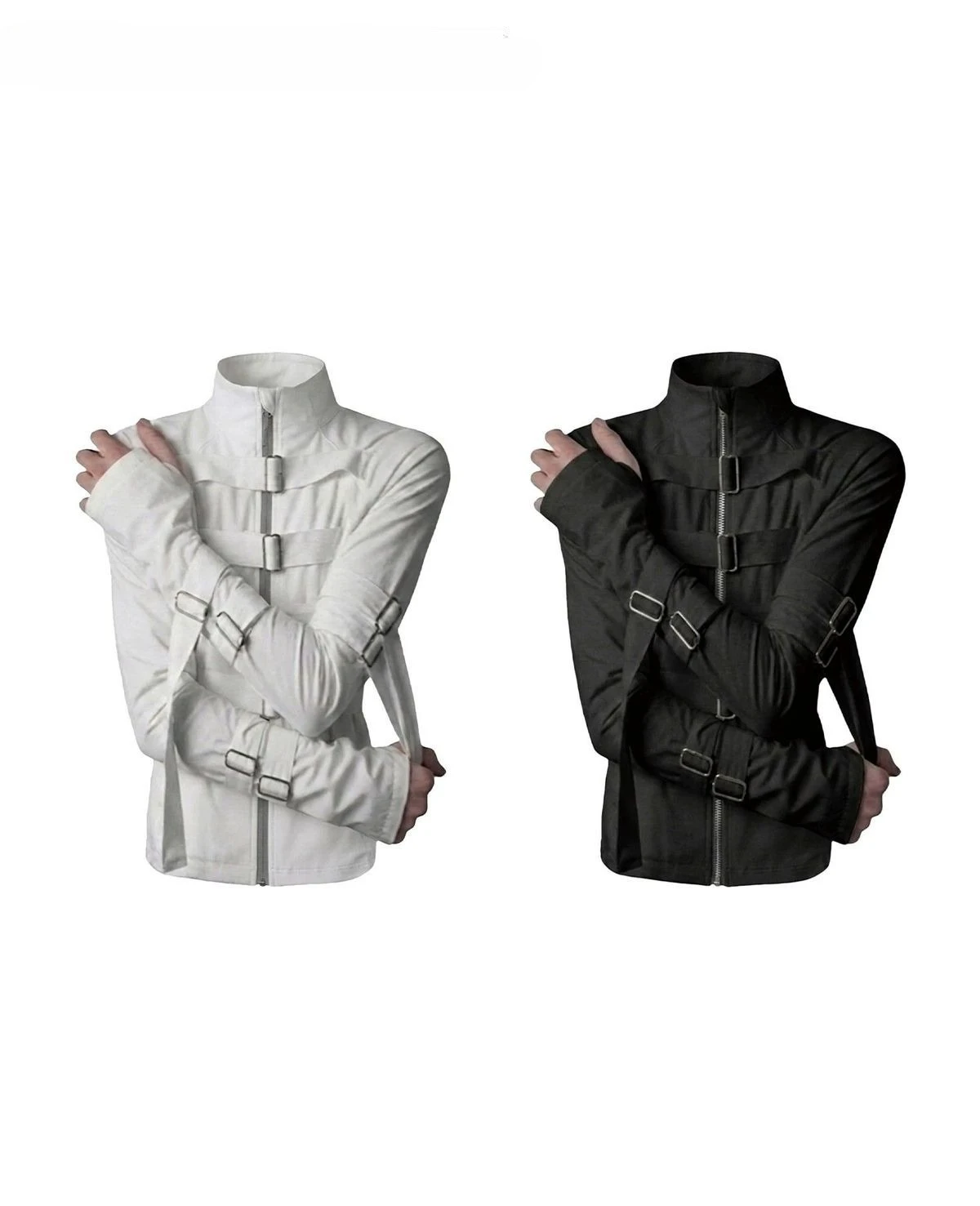 Women's Strap Buckle High-Neck Zip Jacket - view 5