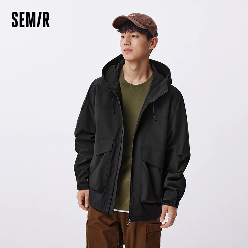Semir Men's Autumn Waterproof Hooded Jacket - Image 4