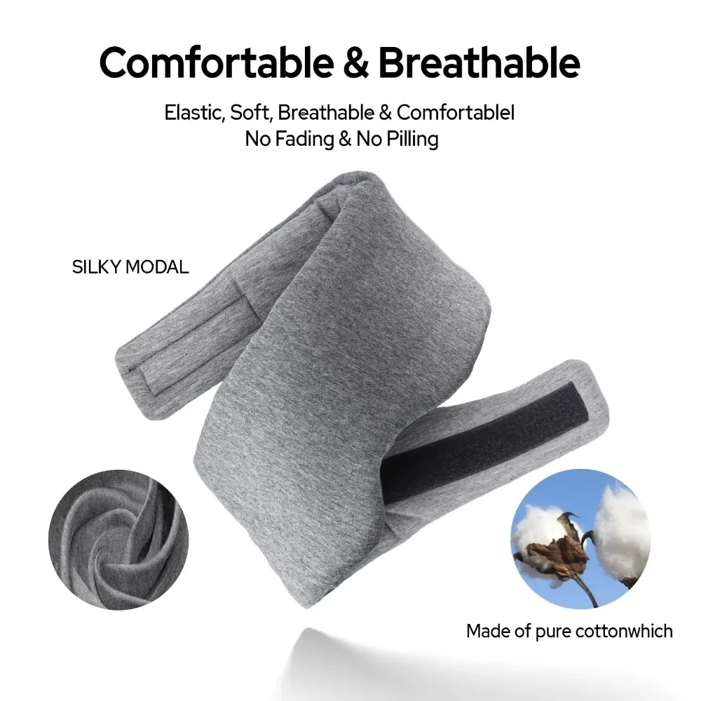 100% Cotton Blackout Sleep Mask - view 3
