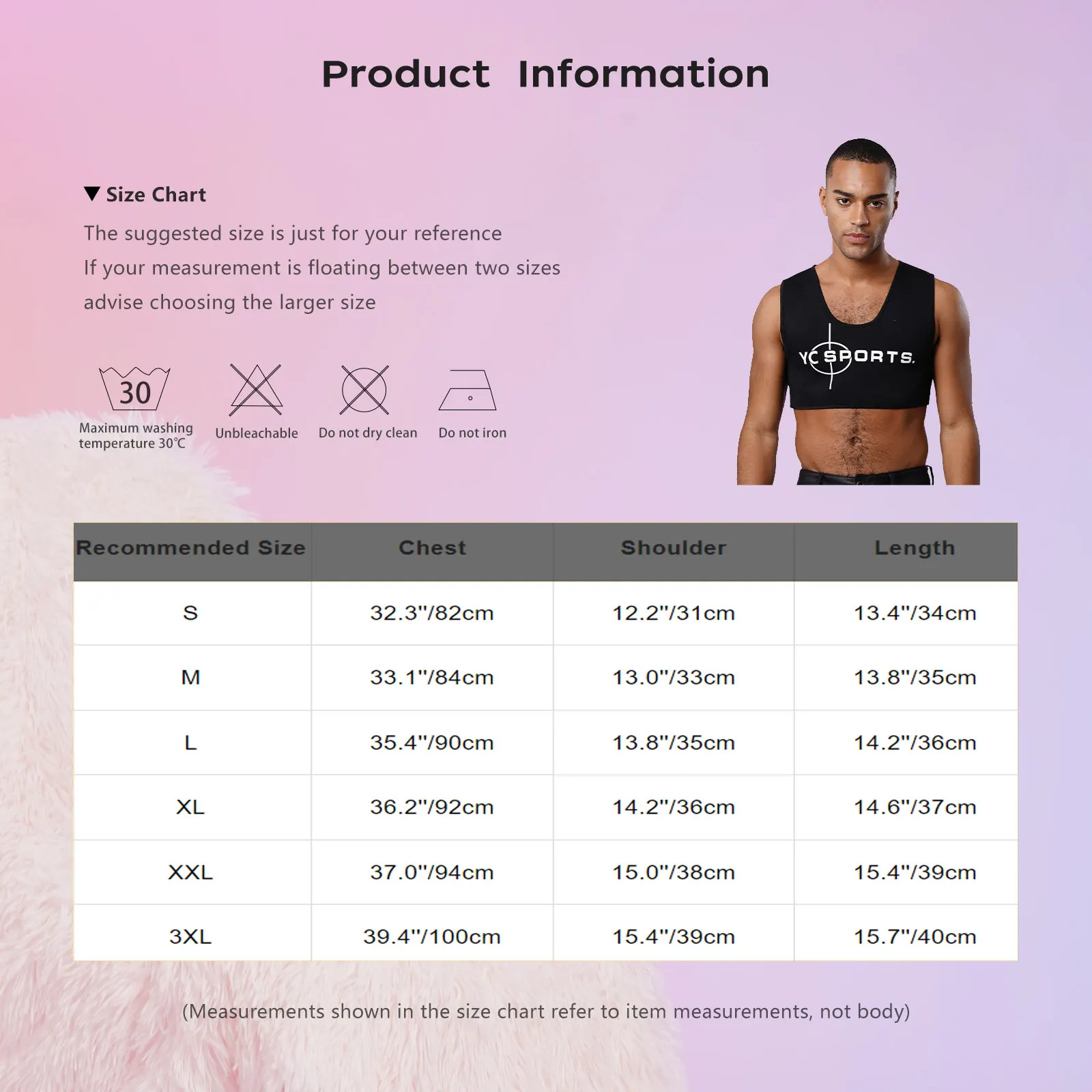 Mens Nylon Elastane Sport Vest Top - Image 6