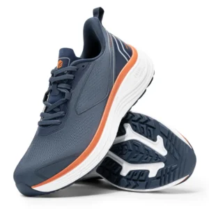 Fitville Men's Wide‑Fit Cushioned Walking Shoes with Arch Support