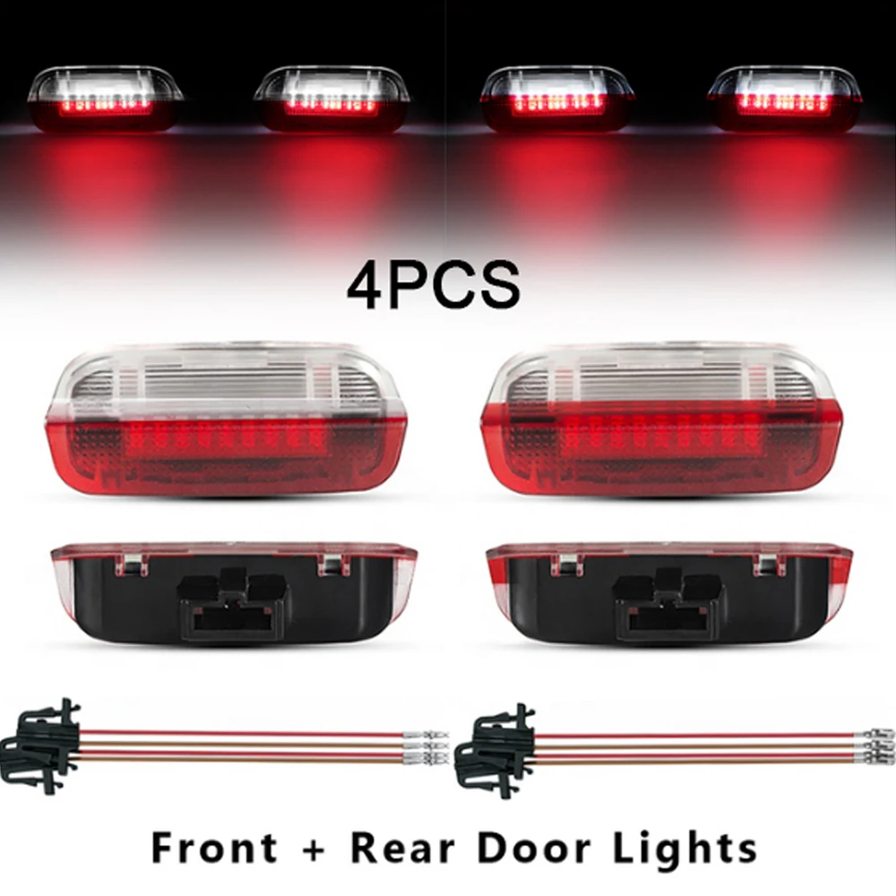 4PCS Front Rear LED Car Door Panel Courtesy Lights For Porsche Cayenne 958 Panamera Macan 718 Boxster Cayman 982 911 991 Series - Image 9