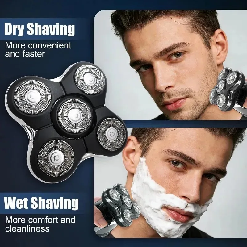 RX5 Replacement Head Compatible with Head Shaver Shaver Replacement Heads for Washable Shaver Blade for Wet Dry Shaving 2026 New - Image 2