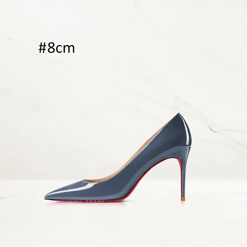 Women's Patent Pointed-Toe Stiletto Pumps - view 9