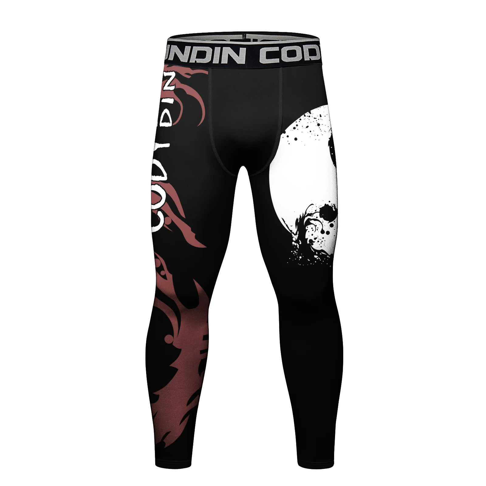 Men's BJJ Spats Leggings - Moisture Wicking Polyester - Image 19