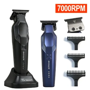 TSC-M4T Hair Trimmer – 7000 RPM, DLC Ceramic Blades, USB‑C Charge
