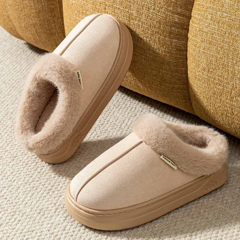 Fashion Parent-child Shoes Winter Children Slippers Indoor Outdoor Anti-slip Warm Thick Soled Comfy Casual Home Shoes Snow Boots - Image 3