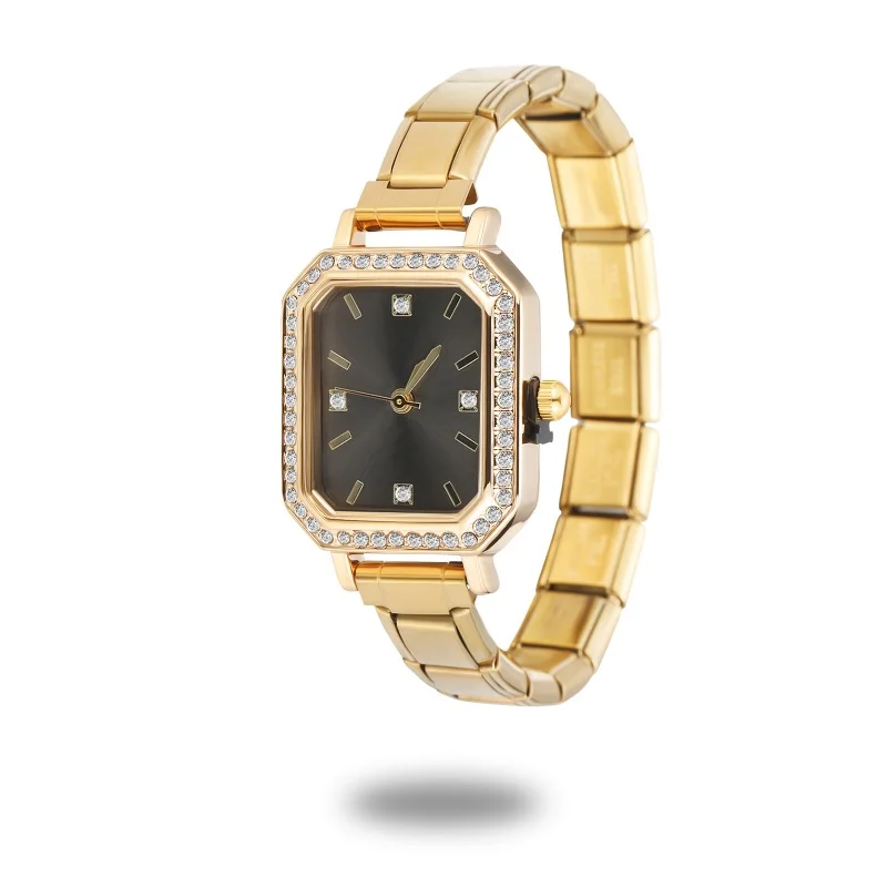Unisex 9mm Stainless Steel Watch with Italian Elastic Charm – Chain - Image 13