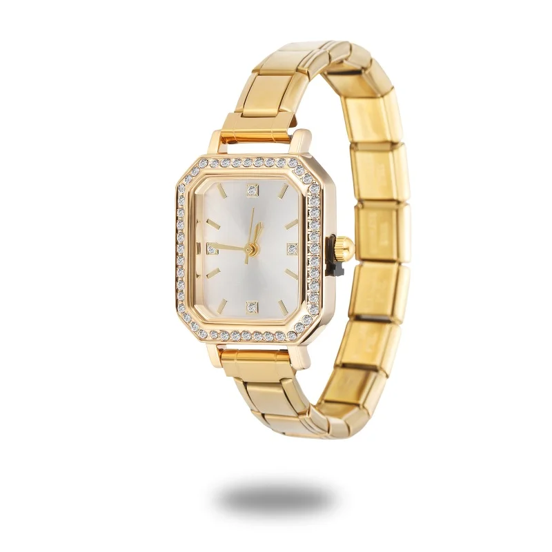 Unisex 9mm Stainless Steel Watch with Italian Elastic Charm – Chain - Image 11