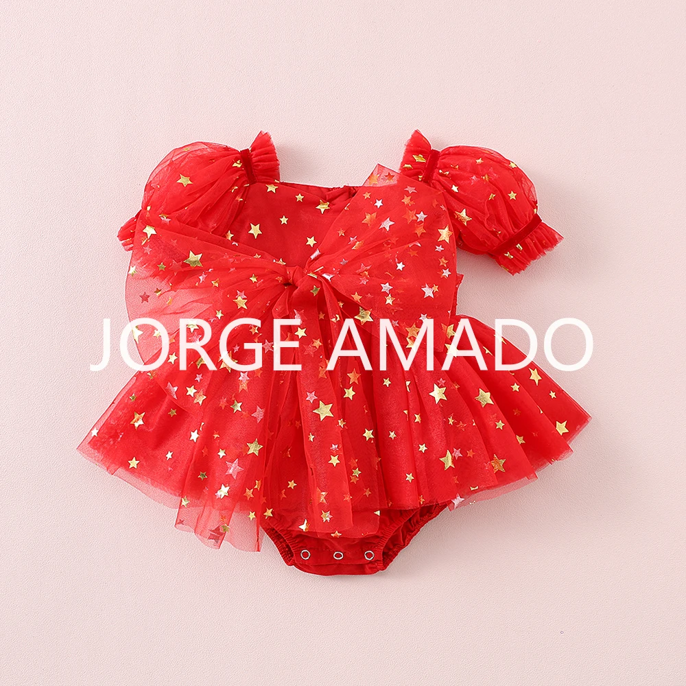Summer Baby Girl Puff Sleeve Bodysuit - Image 13