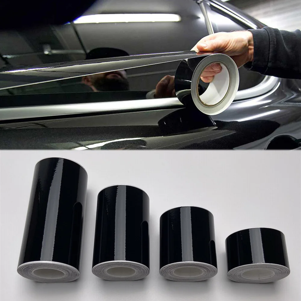 Gloss Black Vinyl Trim Tape