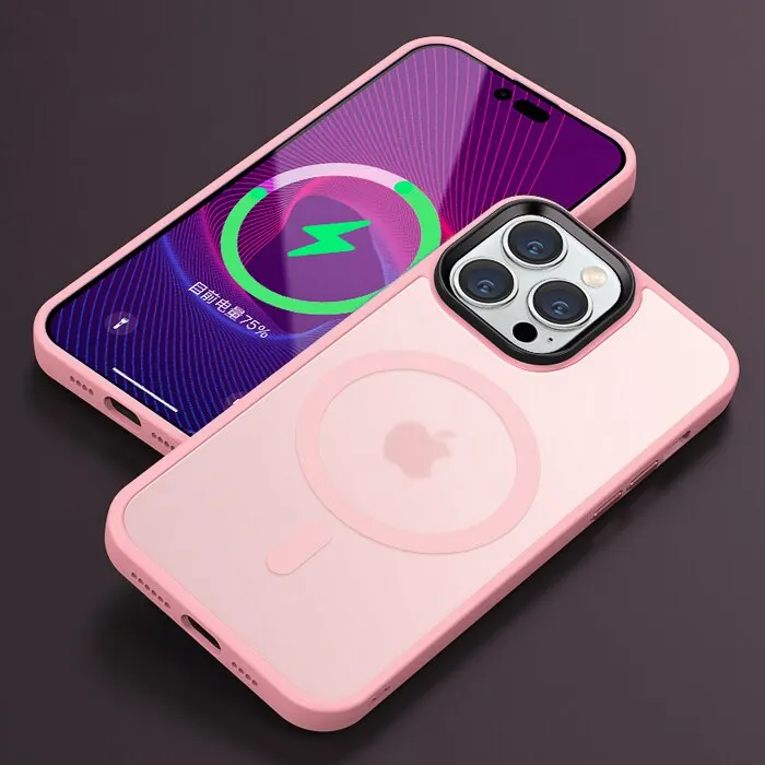Translucent MagSafe Shockproof iPhone Case – PC+TPU (13‑17 Pro Max) - Image 9