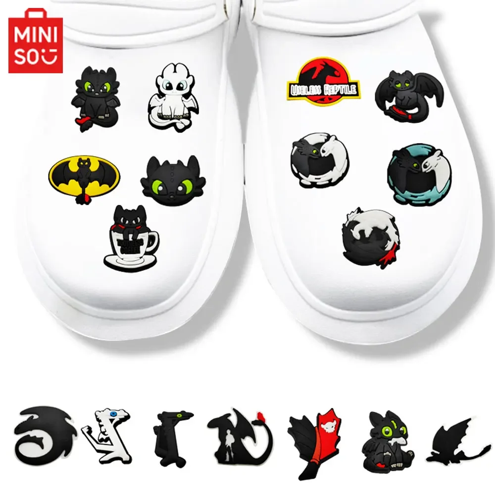 PVC Cartoon Dragon Shoe Charms for Boys Sandals – Pack of 16 - Image 3