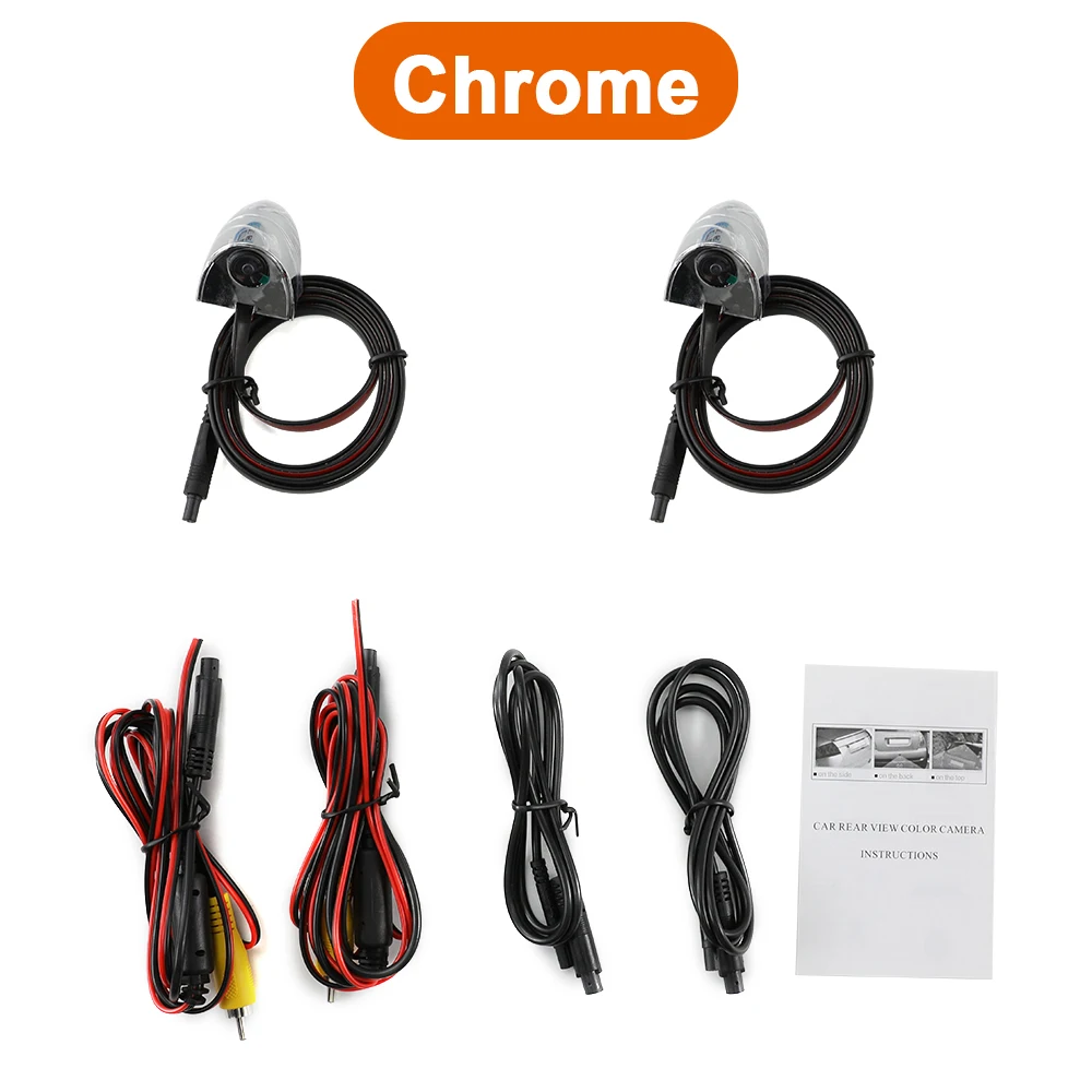 Carsanbo Car Door Side View Camera Night Vision HD Image Left Right Side Blind Spot Camera Tape Mounting for Sedan Pickup Truck - Image 8