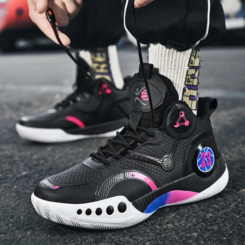 High‑Top Air Mesh Basketball Shoes – Breathable Lace‑Up Sneakers for Men & Women - Image 6