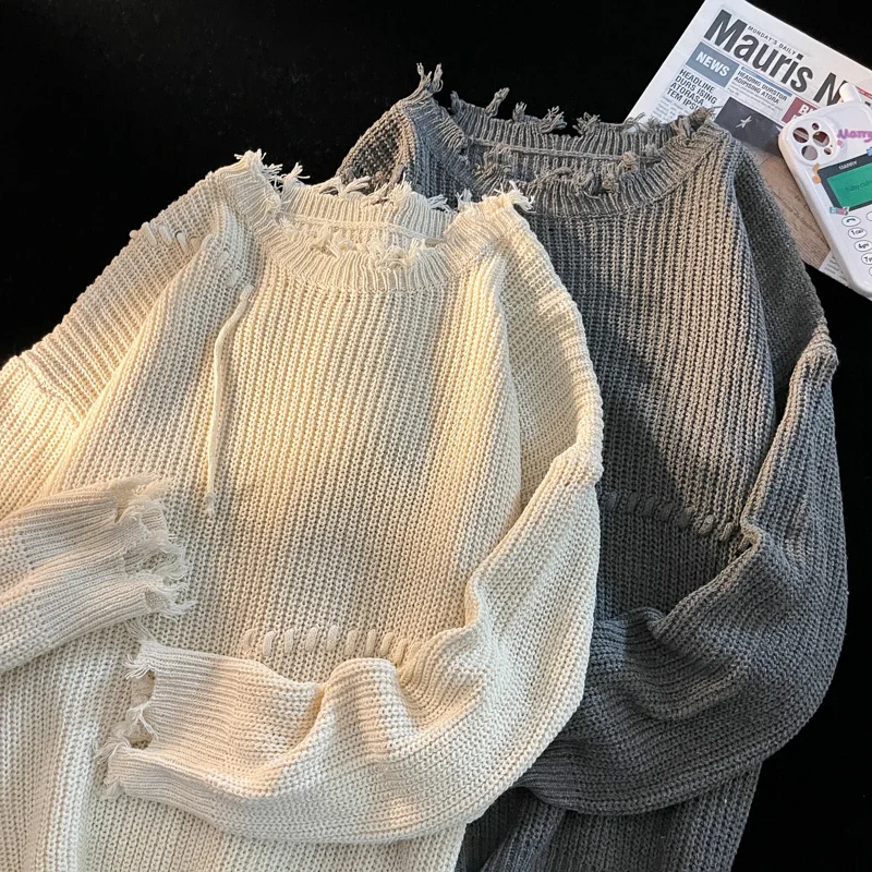 2024 New Autum Winter Designer Pullover New Fashion Luxury Knitted Sweater High Quality Men Warm Cotton Blend Sweaters Casual - Image 2