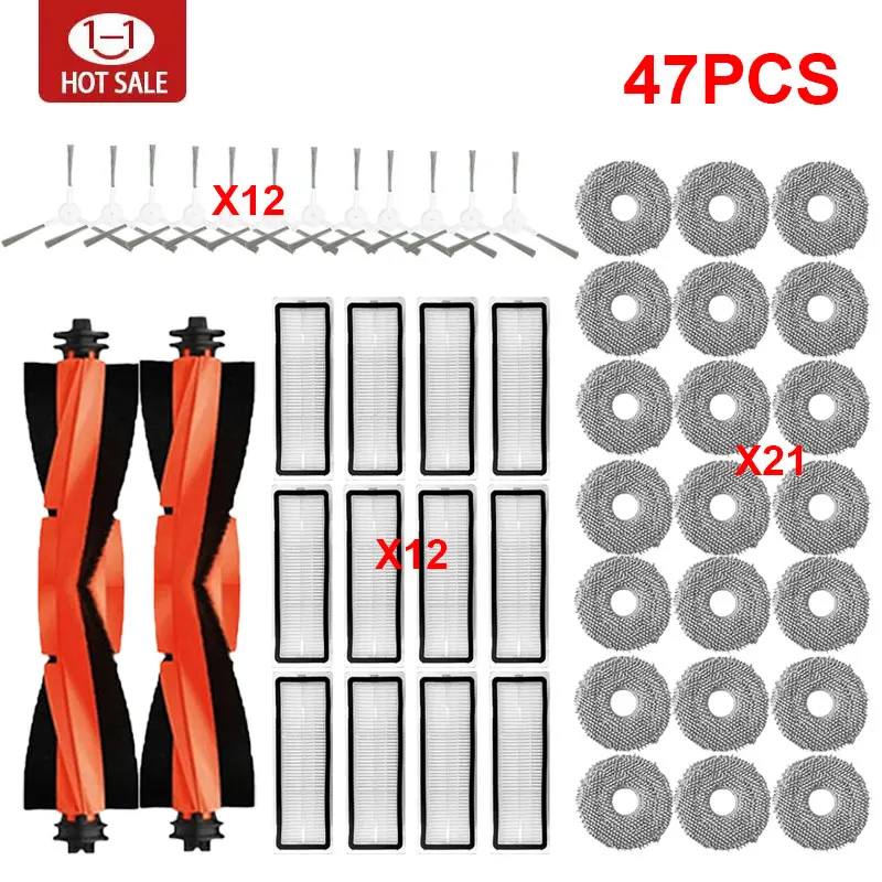 For Xiaomi Robot Vacuum S20+ / S10 Plus /S10+/ B108GL / B105 / B108CN B113CN Parts Accessories Filter Main Side Brush Mop - Image 21