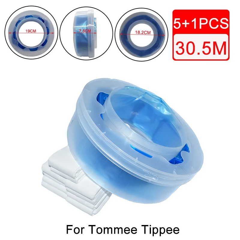 5+1 Set PE Diaper Refill Bags for Tommee Tippee - Image 11