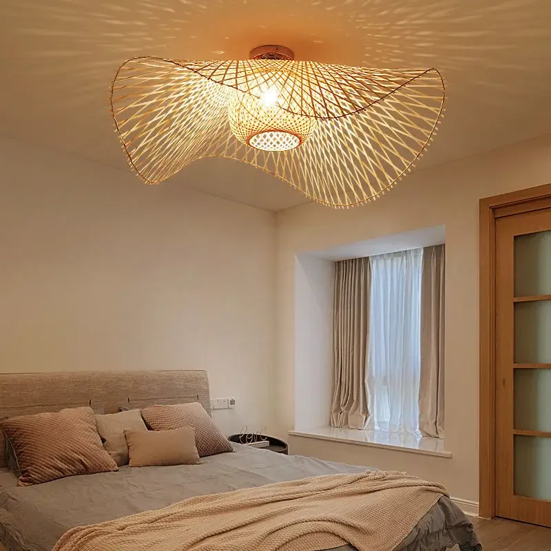 Bamboo Woven Pendant Lamp - view 4