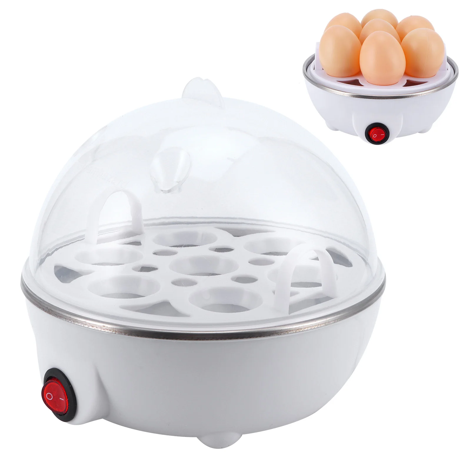 Romellar 350W Electric Egg Boiler – BPA‑Free PP, Single‑Serve - Image 6
