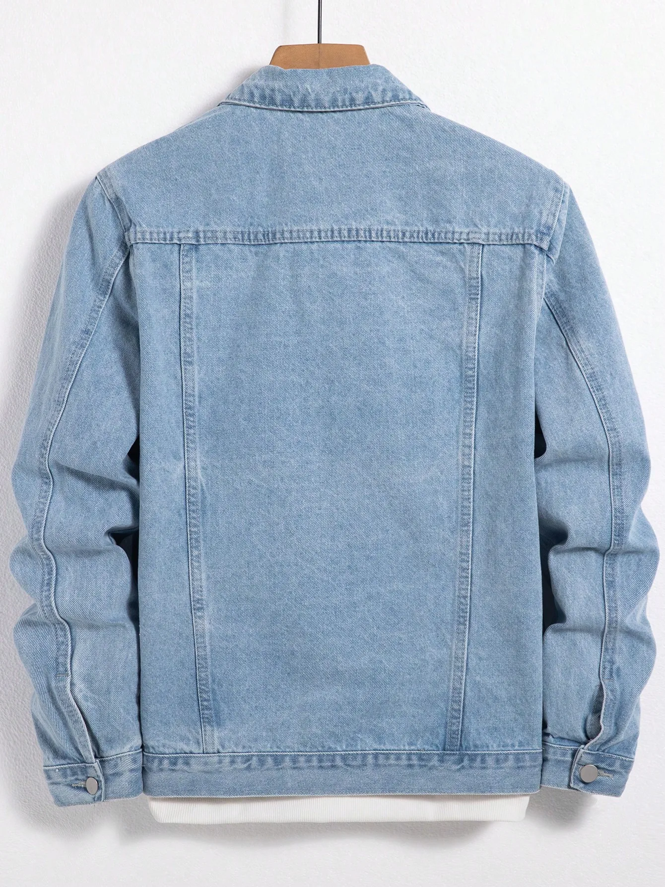 Men's Cotton Denim Jacket for Spring/Autumn - Image 2