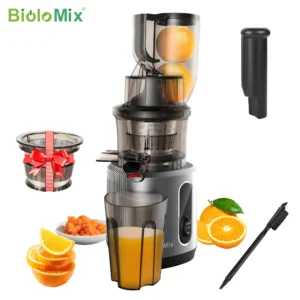BioloMix 200W Cold Press Juicer with 78mm Feed Chute, Tritan BPA‑Free