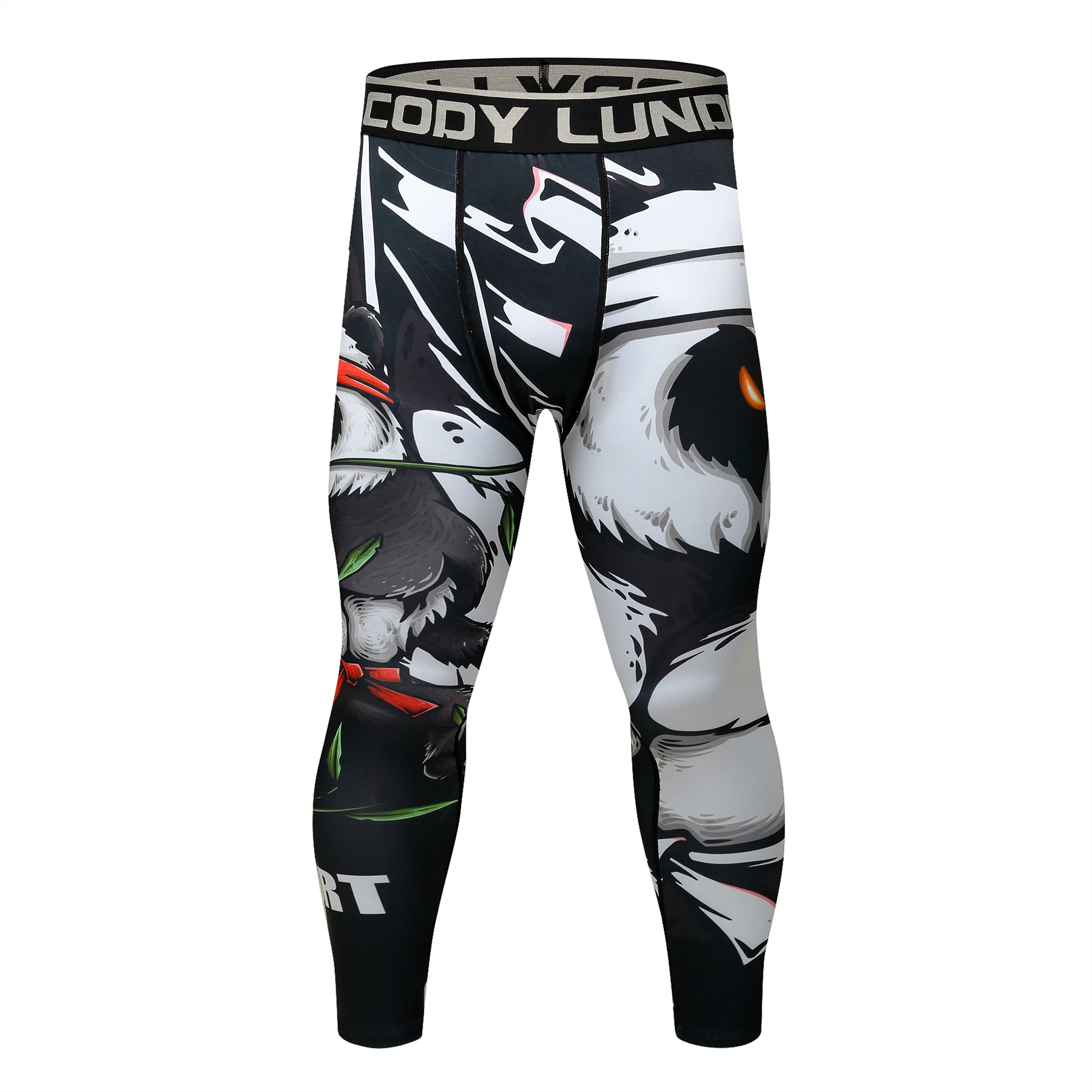 Men's BJJ Spats Leggings - Moisture Wicking Polyester - Image 15