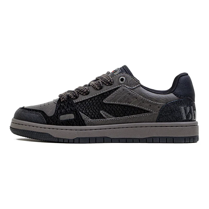 Maden Men's Low‑Top Snake Print Sneakers – Breathable Synthetic Upper - Image 5