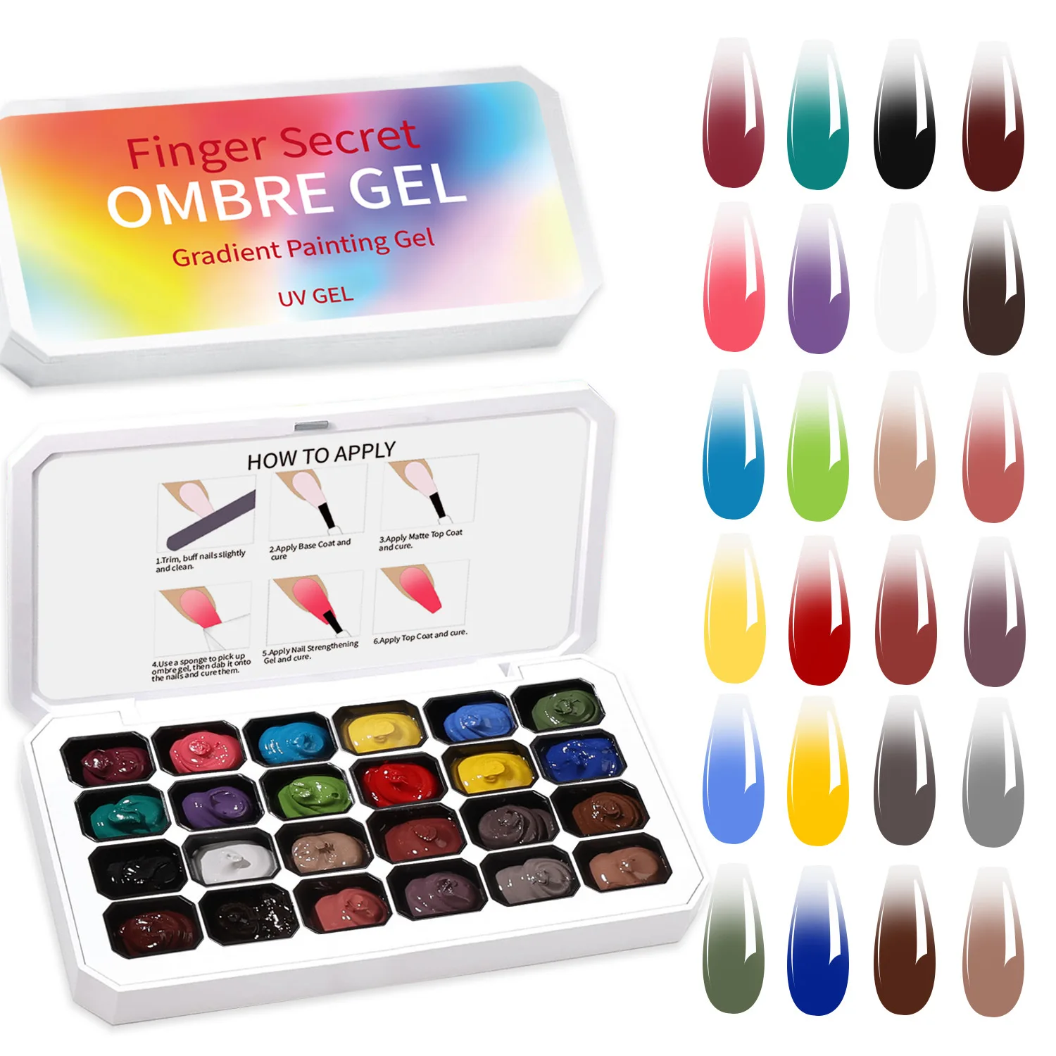 24-Color 4-in-1 Semi-Permanent Gel Nail Polish – UV/LED Soak‑Off - Image 10