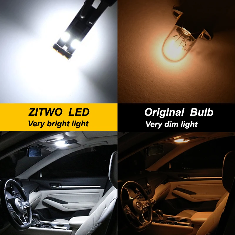 ZITWO 8Pcs No Error Canbus For Toyota RAV4 2001 2002 2003 2004 2005 LED Bulb Interior Light Kit Reading Plate Luggage Lamp - Image 2