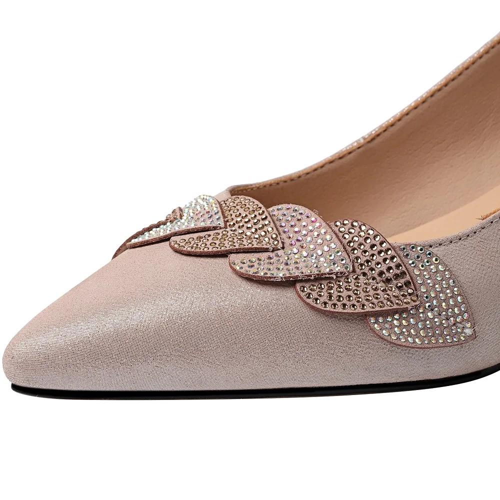 JOCHEBEDHU Genuine Leather Hollow Sandal with Back Strap, Pointed Toe & Square Medium Heel (Size 33‑43) - Image 3