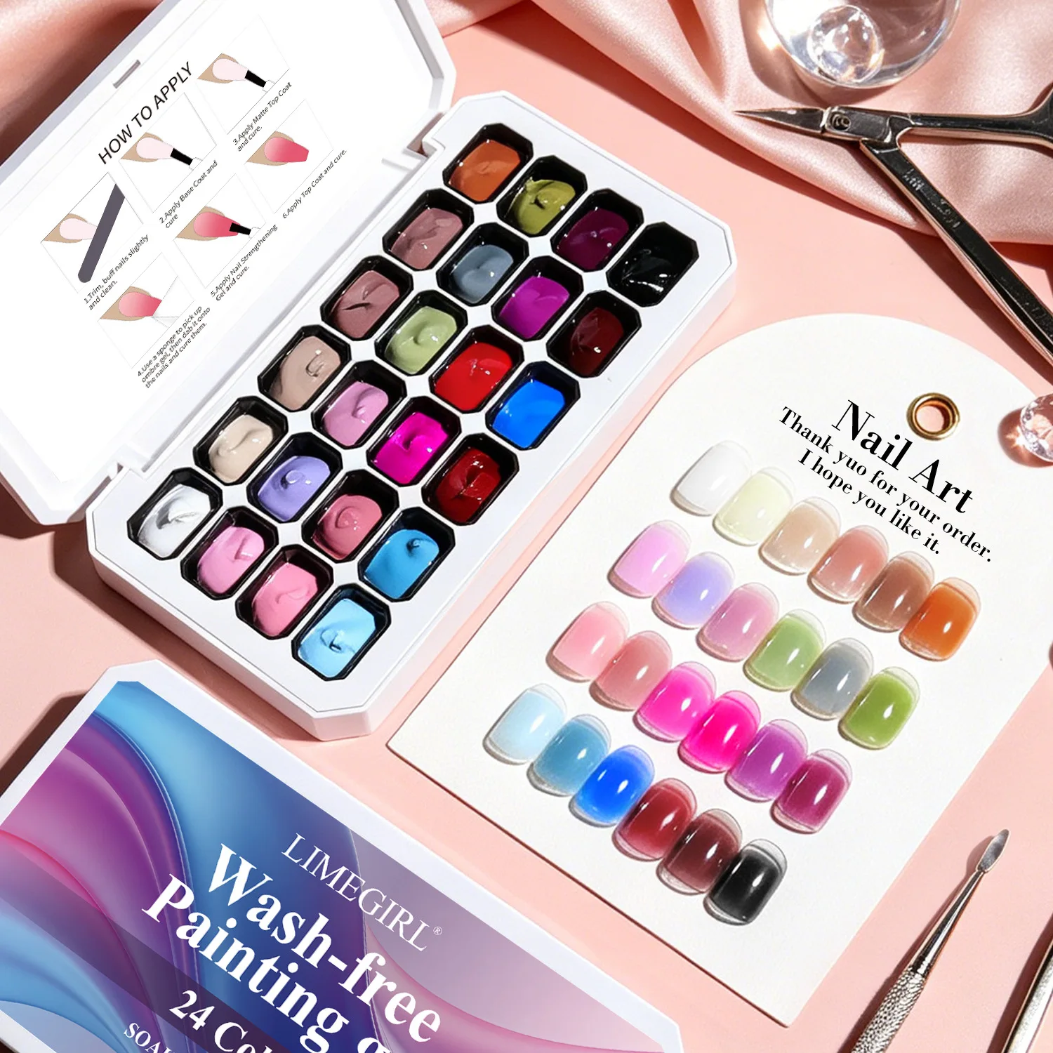 24-Color 4-in-1 Semi-Permanent Gel Nail Polish – UV/LED Soak‑Off - Image 8