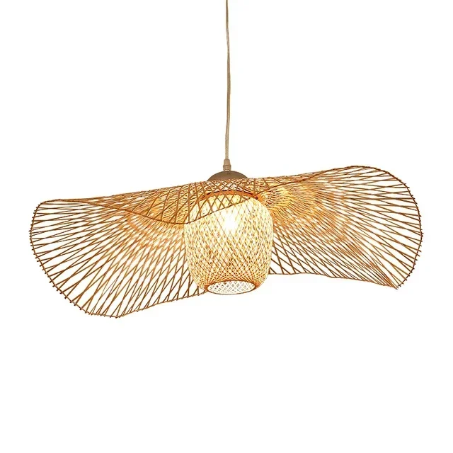 Bamboo Woven Pendant Lamp - view 7