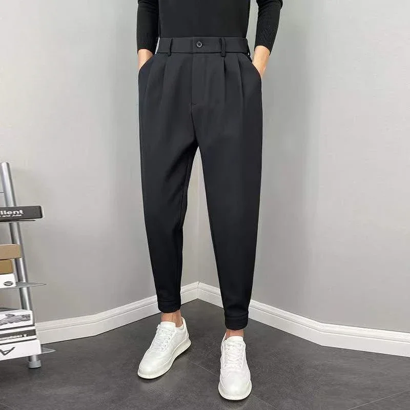 Cotton Polyester Suit Trousers for Men - Image 2