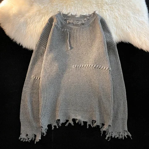 2024 New Autum Winter Designer Pullover New Fashion Luxury Knitted Sweater High Quality Men Warm Cotton Blend Sweaters Casual - Image 9