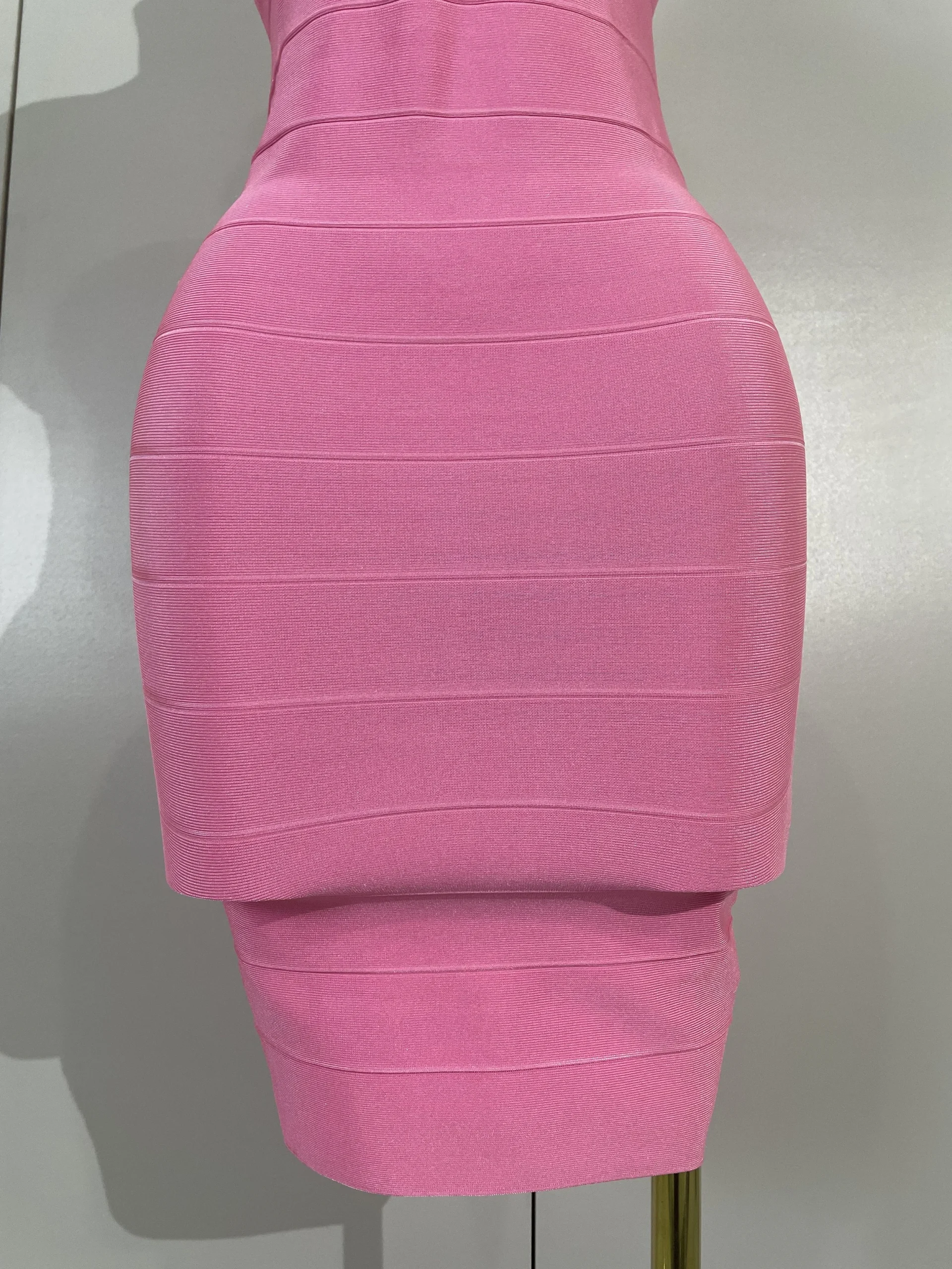 Women 2026 Sleeveless Sexy Bodycon Pink Mini Bandage Dress Celebrity Elegant Evening Party Fancy Club Cocktail Birthday Dress - Image 6