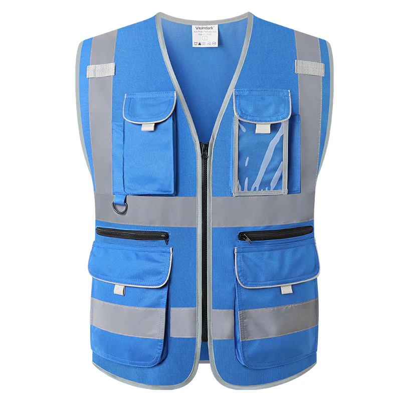 Men's Polyester Safari Vest with Multi Pockets - Image 7